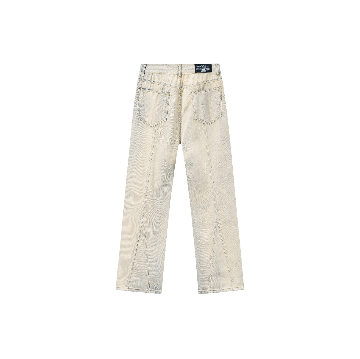 "New Factor" -  Vintage Washed Effect Denim Jeans